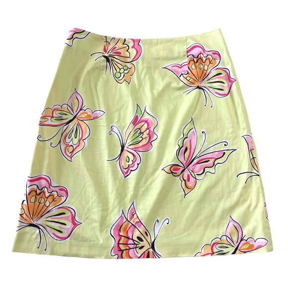 Vintage Dresses & Skirts - 90s Butterfly Print Skirt